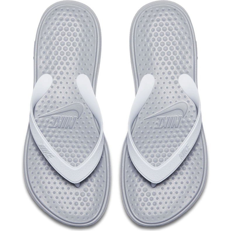 Bílé pantofle Nike Wmns Solay Thong 882699 003 bílý
