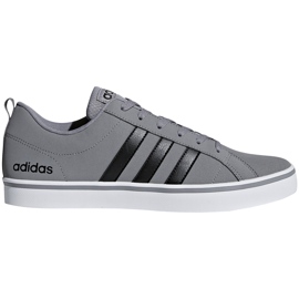 Šedé a černé boty Adidas Vs Pace B74318 černý šedá