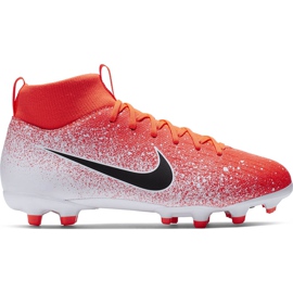 Kopačky Nike Mercurial Superfly 6 Academy Mg Jr AH7337 801 vícebarevný červený