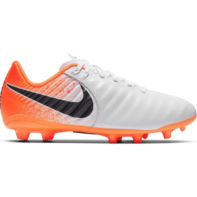 Kopačky Nike Tiempo Legend 7 Academy Mg Jr AO2291 118 vícebarevný bílý