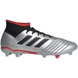 Kopačky adidas Predator 19.2 Fg stříbrné F35601 šedá šedá