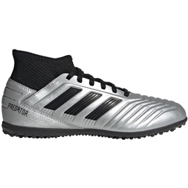 Kopačky adidas Predator 19.3 Tf Jr stříbrné G25802 vícebarevný stříbro