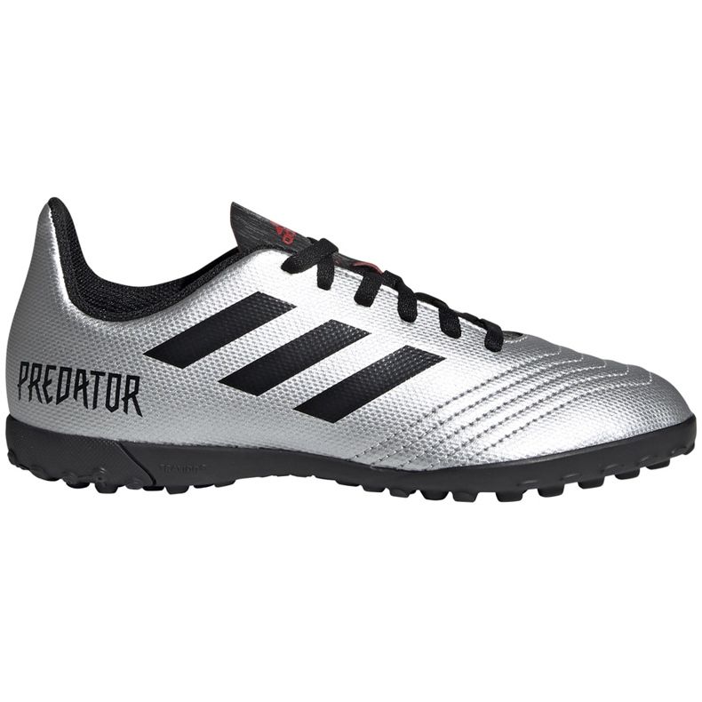 Kopačky adidas Predator 19.4 Tf Jr stříbrné G25825 vícebarevný stříbrný