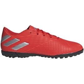 Kopačky Adidas Nemeziz 19.4 Tf červené F34524 červený červený