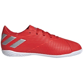 Kopačky Adidas Nemeziz 19.4 In Jr červené F99938 červený červený