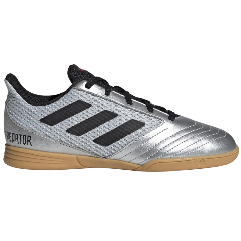 Kopačky adidas Predator 19.4 In Sala Jr stříbrná G25829 vícebarevný šedá
