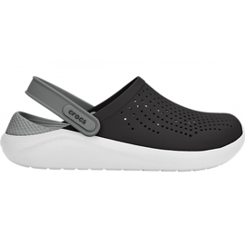 Pánské sandály Crocs Literide Clog černé / šedé 204592 05M černá šedá Pánské sandály Crocs Literide Clog černé / šedé 204592 05M černá šedá