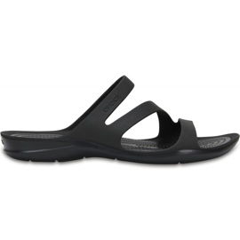 Dámské pantofle Crocs Swiftwater Sandal W černé 203998060 černý