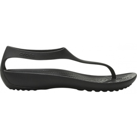 Dámské sandály Crocs Serena Flip W černé 205 468 060 černý