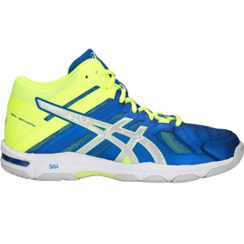 Pánské volejbalové boty Asics Gel Beyond 5 Mt modro-žluté B600N 400 modrý Pánské volejbalové boty Asics Gel Beyond 5 Mt modro-žluté B600N 400 modrý