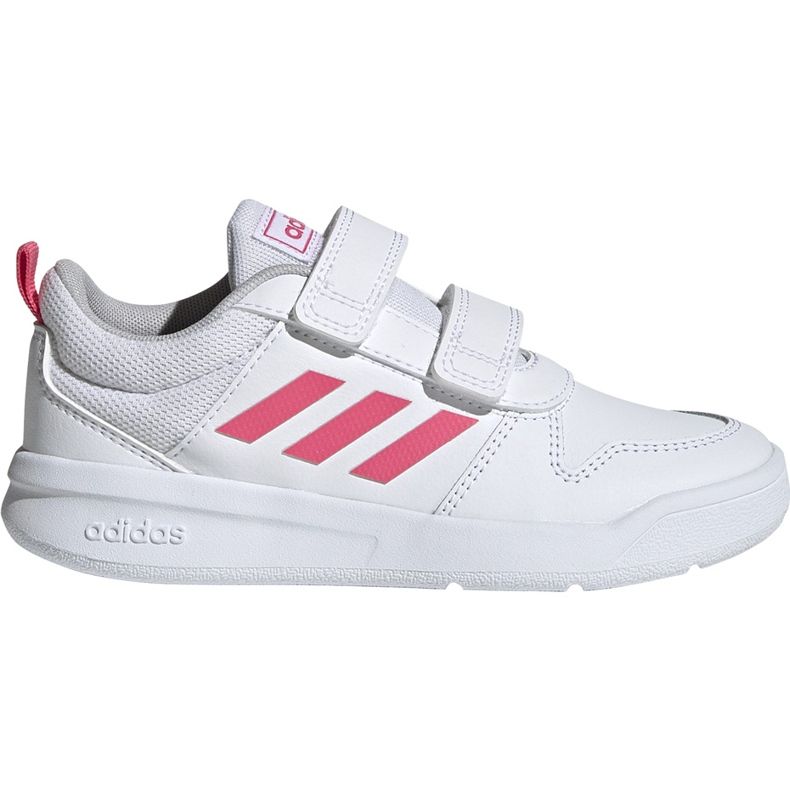 Bílé dětské boty Adidas Tensaur C EF1097 bílý růžový