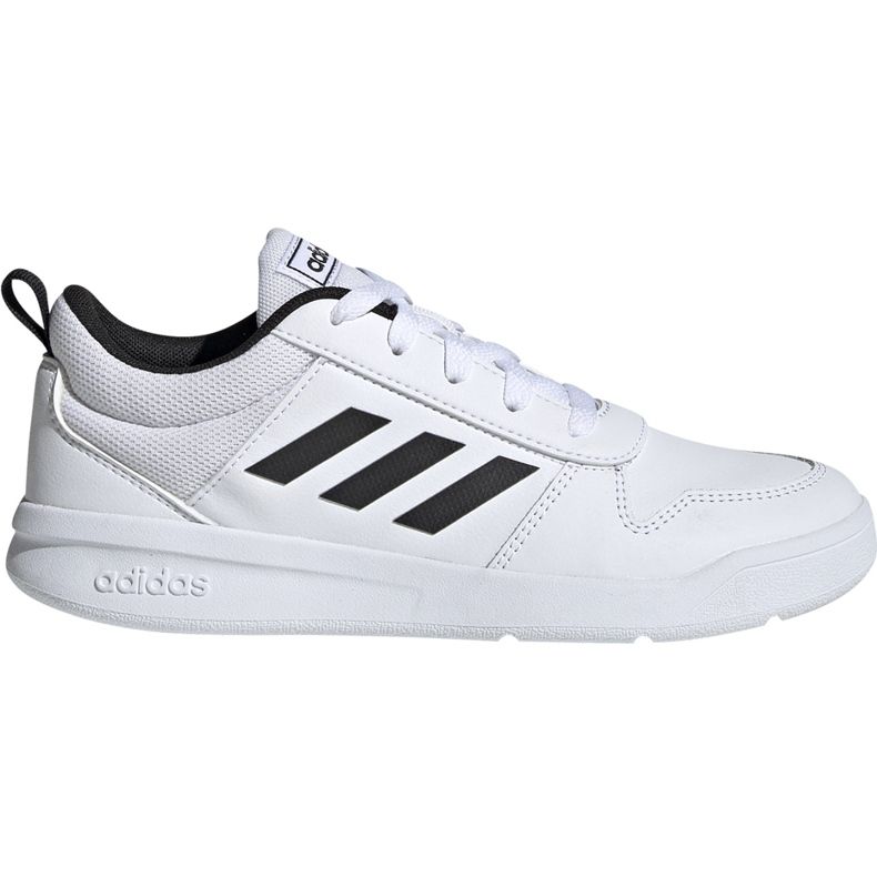 Dětské boty Adidas Tensaur K bílé a černé EF1085 bílý