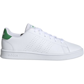 Bílé dětské boty Adidas Advantage K EF0213 bílý