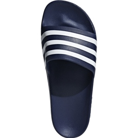 Pantofle Adidas Adilette Aqua navy F35542 bílý námořnická modř