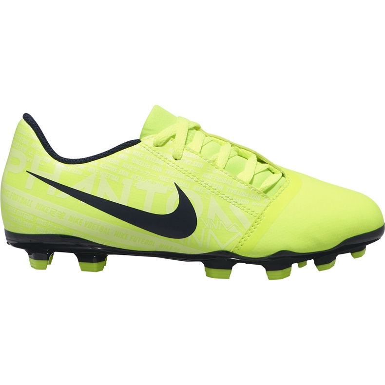 Kopačky Nike Phantom Venom Club Fg Junior AO0396 717 žlutá žlutá