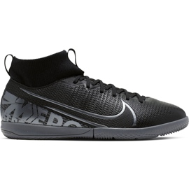 Kopačky Nike Mercurial Superfly 7 Academy Ic Junior AT8135 001 černá černá