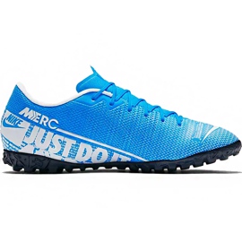 Kopačky Nike Mercurial Vapor 13 Academy Tf AT7996 414 modrý vícebarevný