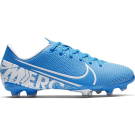 Kopačky Nike Mercurial Vapor 13 Academy FG / MG Junior AT8123 414 modrý modrý