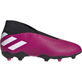 Adidas Nemeziz 19.3 Ll Fg Jr růžové kopačky EF8848 černý