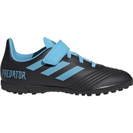 Adidas Predator 19.4 H&amp;L Tf Dětské kopačky černé modré G25827 černý