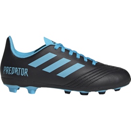 Adidas Predator 19.4 FxG Dětské kopačky černé a modré G25823 černý černý