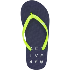 Pantofle pro dívky 4F navy blue HJL20 JKLD001 31S námořnická modř