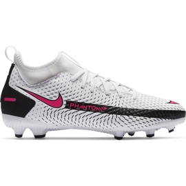 Kopačky Nike Phantom Gt Academy Df FG / MG Junior CW6694 160 bílá bílá
