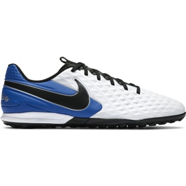 Fotbalová obuv Nike Tiempo Legend 8 Academy Tf AT6100 104 modrý bílá
