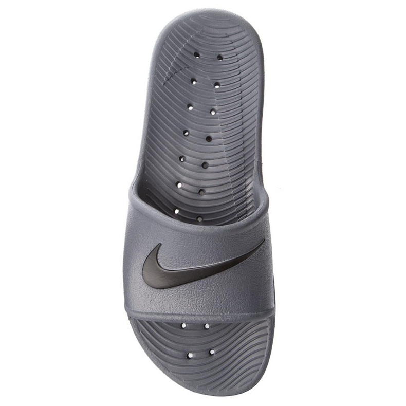 Šedá pantofle Nike Kawa Shower šedá 832 528 010