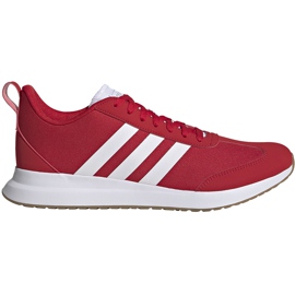 Červeno -bílé pánské boty Adidas Run60S EG8689 bílý červený