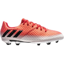 Kopačky Adidas Messi 16.1 Fg Jr BA9142 vícebarevný červený