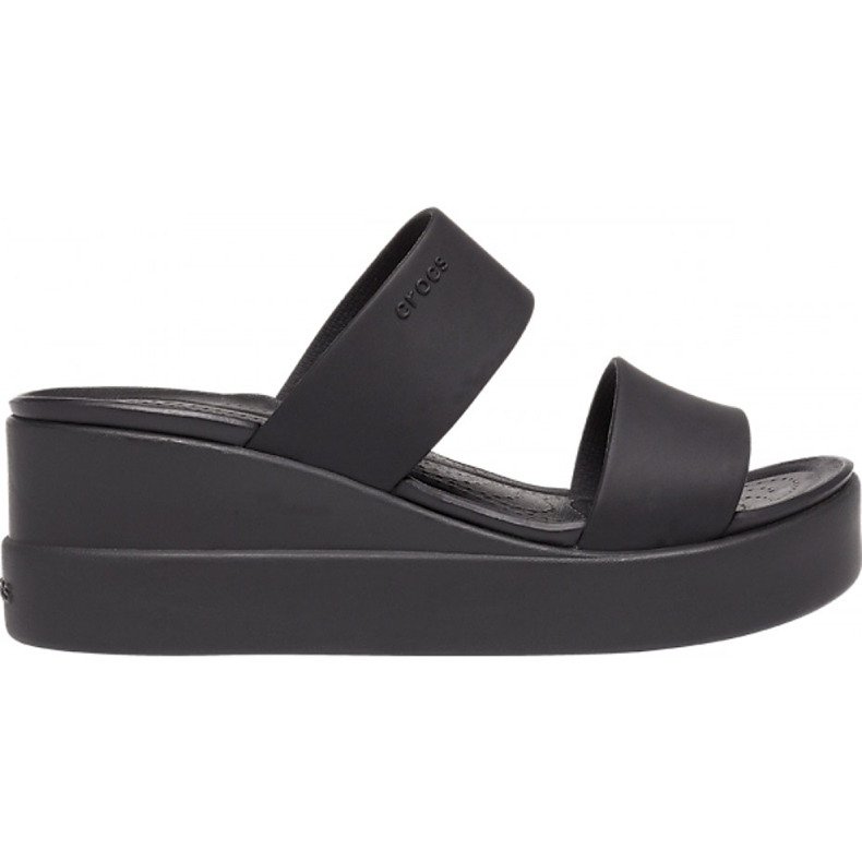 Dámské pantofle Crocs Brooklyn Mid Wedge W černé 206 219 060 černá