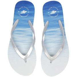 Dámské pantofle 4F vícebarevné 1 H4L20 KLD004 91S modrý Dámské pantofle 4F vícebarevné 1 H4L20 KLD004 91S modrý