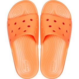 Dámské pantofle Crocs Classic Slide meruňkové 206121 801 pomerančový