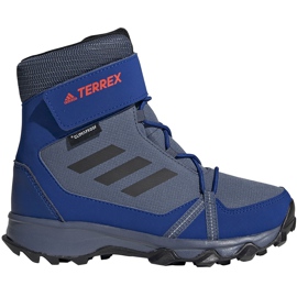 Dětské boty adidas Terrex Now Cf R.RDY K blue G26579 modrý vícebarevný Dětské boty adidas Terrex Now Cf R.RDY K blue G26579 modrý vícebarevný