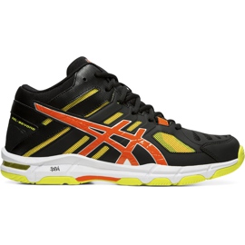 Pánská volejbalová obuv Asics Gel Beyond 5 Mt černá, žlutá a oranžová B600N 001 černý