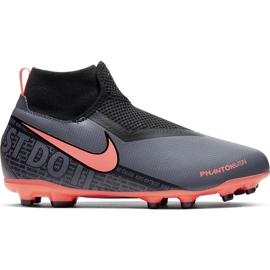 Kopačky Nike Phantom Vsn Academy Df FG / MG Jr AO3287 080 vícebarevný černý