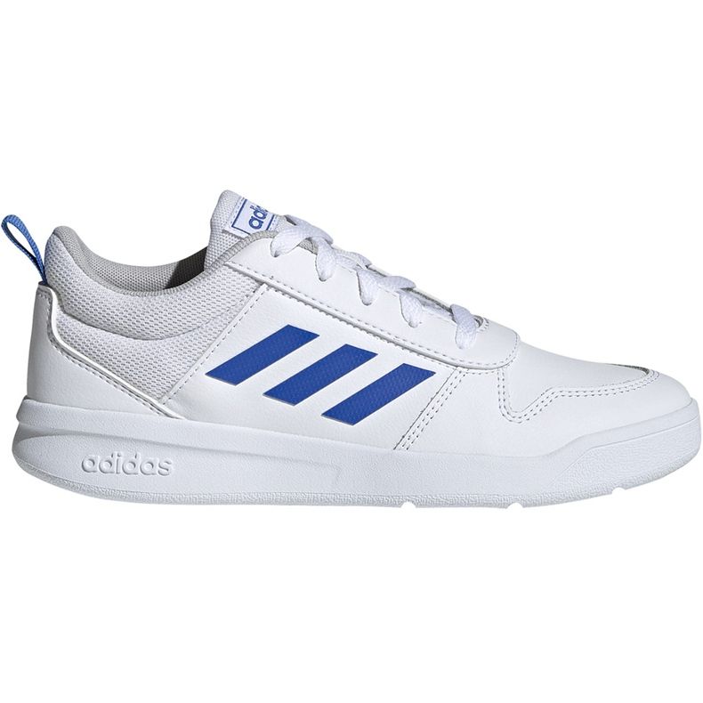 Dětské boty Adidas Tensaur K bílé a modré EF1089 bílý Dětské boty Adidas Tensaur K bílé a modré EF1089 bílý