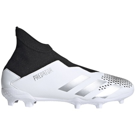 Kopačky Adidas Predator 20.3 Ll Fg Junior FW9212 bílý bílý
