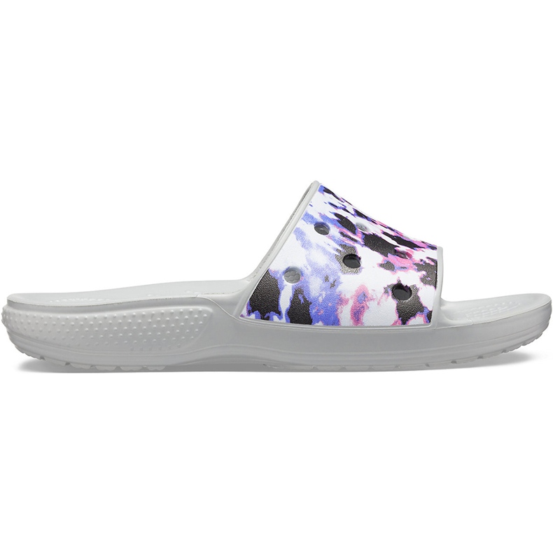 Crocs Dámské klasické Crocs Tie Dye Mania Slide 206481 97K šedá vícebarevný