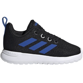 Dětské boty Adidas Lite Racer Cln I černé a modré EE6963 černý