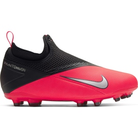Kopačky Nike Phantom Vsn 2 Academy Df FG / MG Junior CD4059 606 vícebarevný červený