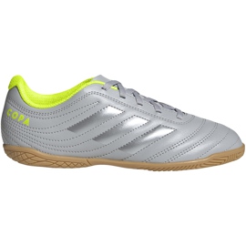 Kopačky Adidas Copa 20.4 In Jr EF8354 šedá stříbro