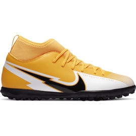 Fotbalová obuv Nike Mercurial Superfly 7 Club Tf Junior AT8156 801 žlutý oranžový