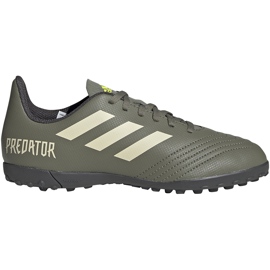 Kopačky Adidas Predator 19.4 Tf Jr EF8222 vícebarevný zelený