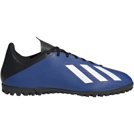 Kopačky adidas X 19.4 Tf blue FV4627 modrý modrý