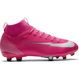 Kopačky Nike Mercurial Superfly 7 Academy Km FG / MG Junior DB5609 611 růžový růžový