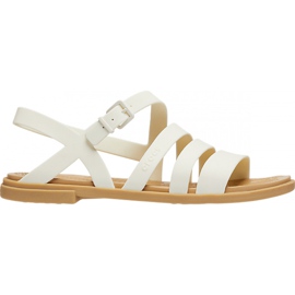 Dámské sandály Crocs Tulum Sandal W Pearl 206107 1CQ bílý
