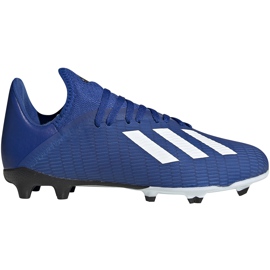Kopačky Adidas X 19.3 Fg Junior EG7152 modrý modrý