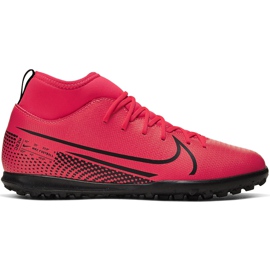 Kopačky Nike Mercurial Superfly 7 Club Tf Junior AT8156 606 červené červené